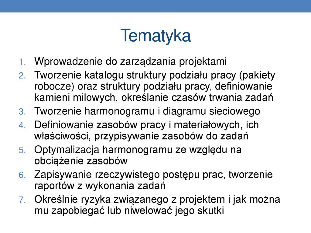 Zarządzanie projektami ppt pobierz